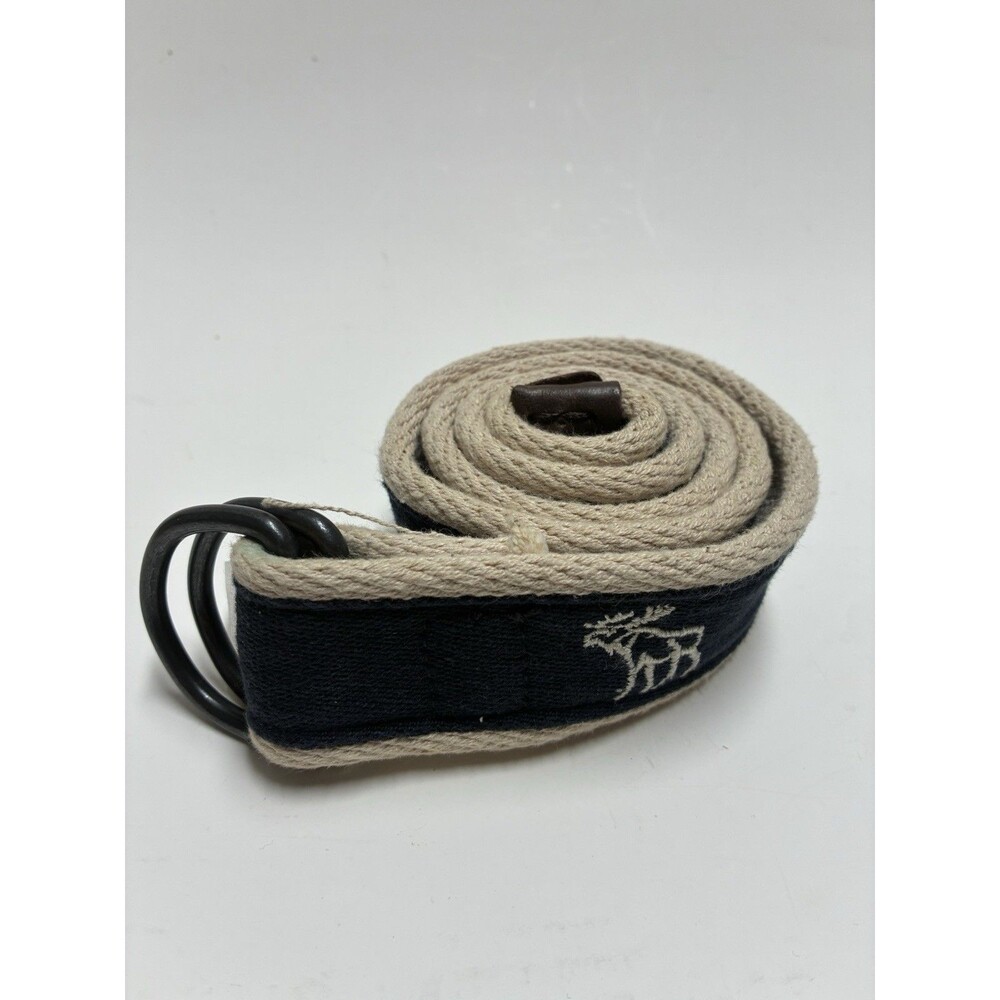 Abercrombie Kids Boys Vintage Fabric Belt (Y2K 90s-00s) Size 8 Blue And Cream